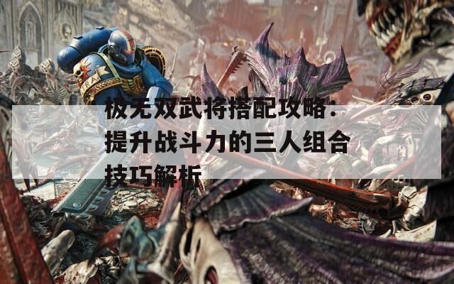 极无双武将搭配攻略：提升战斗力的三人组合技巧解析