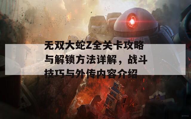 无双大蛇Z全关卡攻略与解锁方法详解，战斗技巧与外传内容介绍