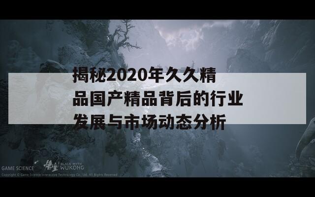 揭秘2020年久久精品国产精品背后的行业发展与市场动态分析