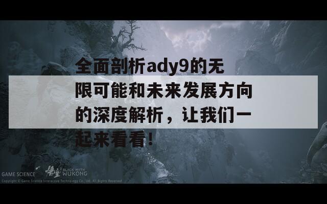 全面剖析ady9的无限可能和未来发展方向的深度解析，让我们一起来看看！