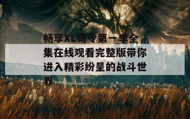 畅享XL司令第一季全集在线观看完整版带你进入精彩纷呈的战斗世界