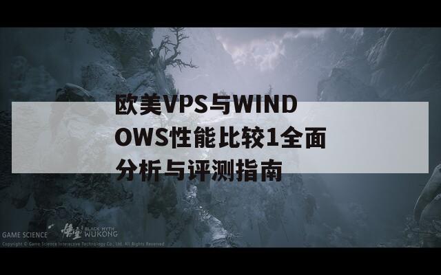 欧美VPS与WINDOWS性能比较1全面分析与评测指南